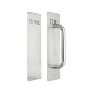 Placa de Empuje y Tire para Puertas de Emergencia